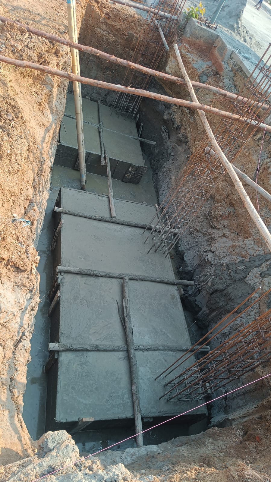 Outside Scaffolding Work